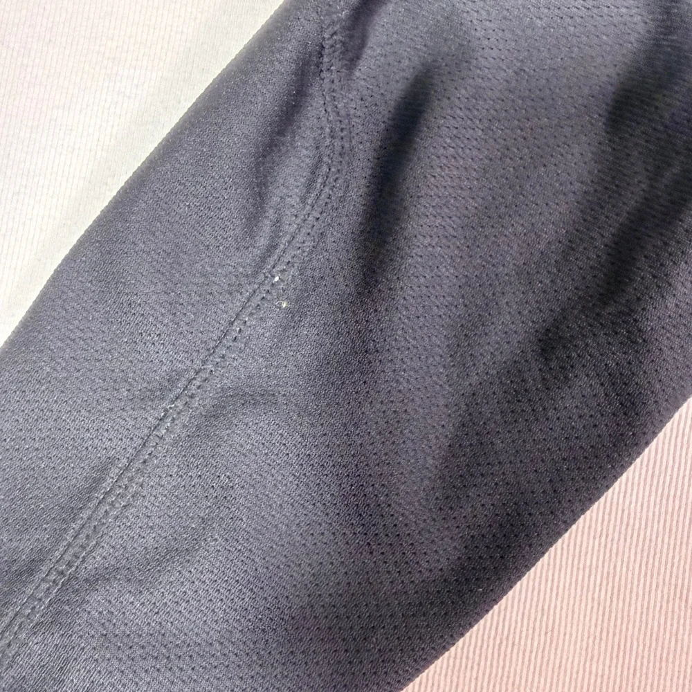 Nike Dri-FIT Training Top Large Black Long Sleeve Mesh Athletic Running Gym